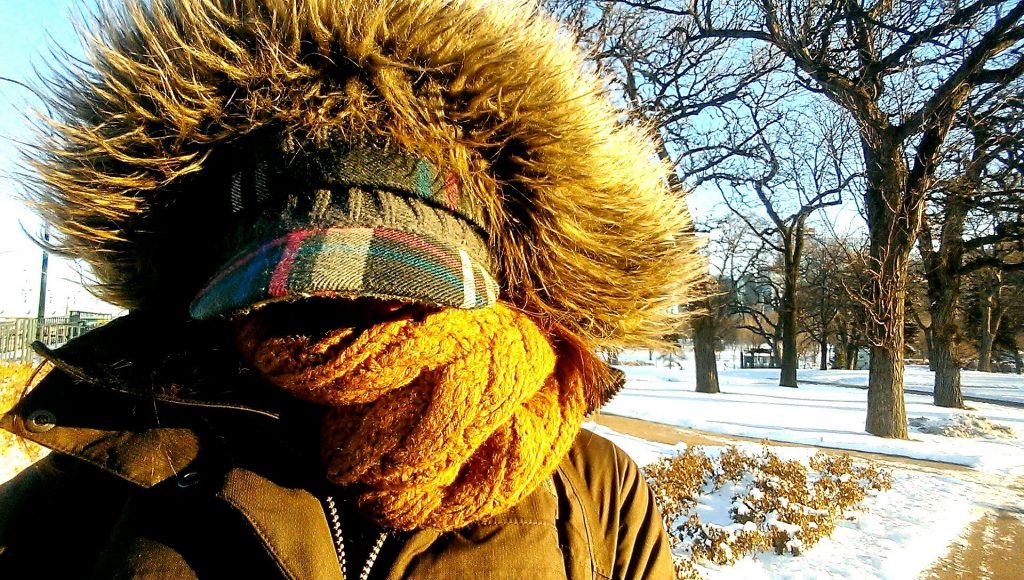 Dressed for winter. (photo by Lisa Baumert http://www.lisabaumert.com/how-to-survive-winter-in-minnesota/)