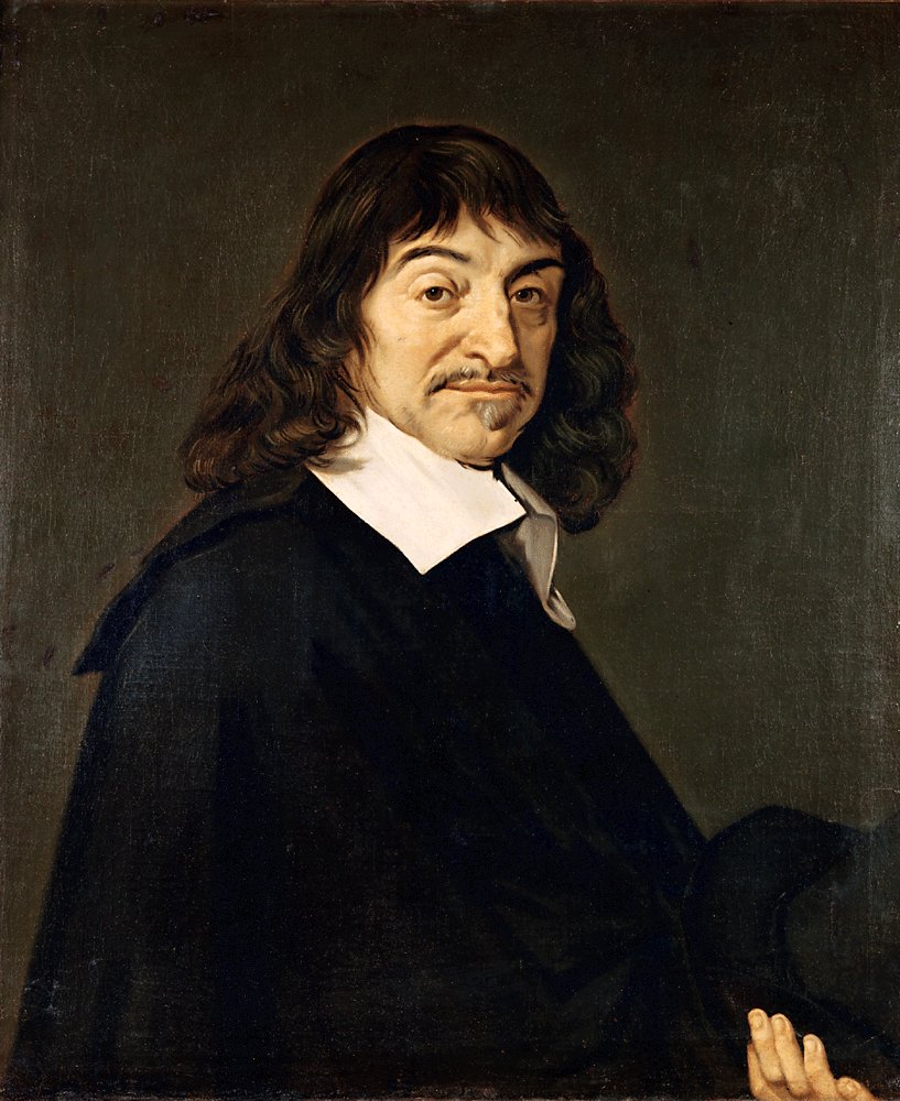 After Frans Hals Portrait of René Descartes, 1596-1650, Public Domain via Wikimedia Commons.