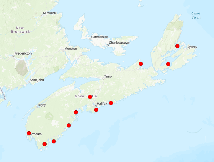 Real-time dug-well monitoring network, Nova Scotia.