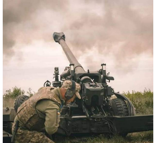 FH70 Howitzer in Ukraine. (Source: General Staff Ukrainian Armed Forces via Facebook)