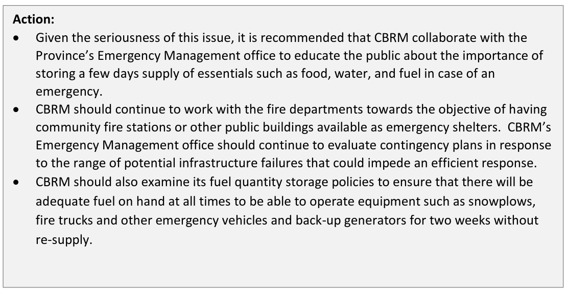 Steps for Emergency Preparedness, CBRM