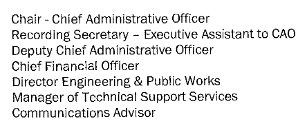 List of project steering committee members